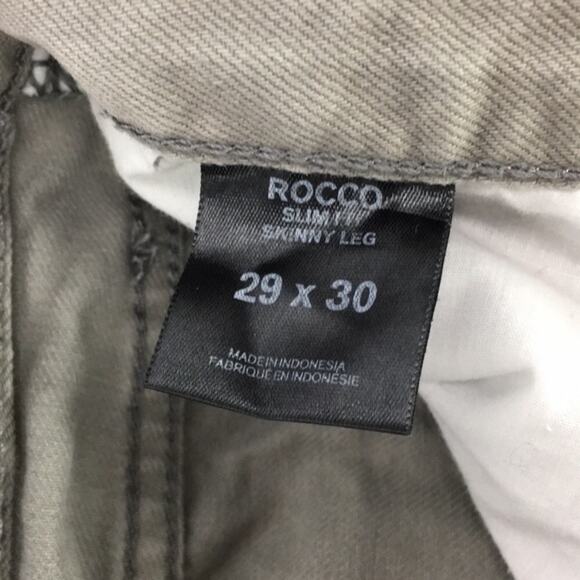 Express Slim Fit Skinny Jeans, Light Gray, 29 - Picture 5 of 6